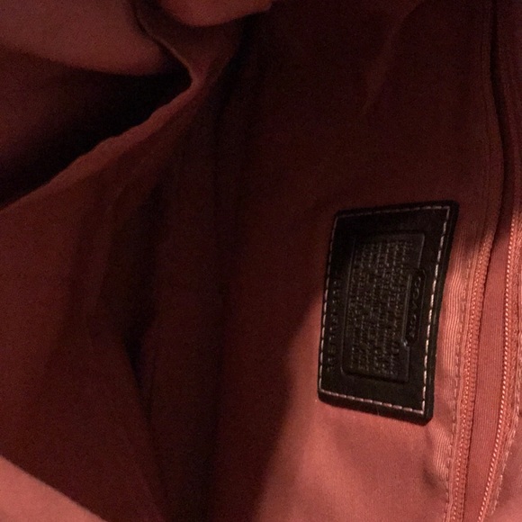 Coach Genuine Pebbled Leather Brown Bag - Picture 3 of 4